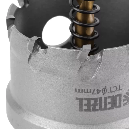 Коронка по металлу твердосплавная, 47 мм Denzel 724015 купить в Новом Уренгое