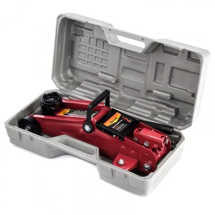 Домкрат гидравлический подкатной 2 т h подъема 125–300 мм в кейсе  SPARTA 510085 купить в Новом Уренгое