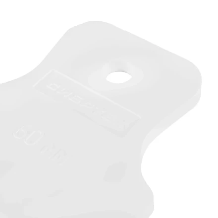 Шпатель, белая резина, 60 мм Россия Сибртех 85832 купить в Новом Уренгое