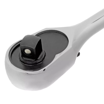 Ключ-трещотка 3/8&quot; Gross 14051, CrV, 120 зубьев, цельнометаллический, хром купить в Новом Уренгое