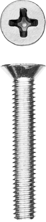 Винт DIN 965, M4 x 30 мм, 13 шт, кл. пр. 4.8, оцинкованный, ЗУБР 303116-04-030 купить в Новом Уренгое