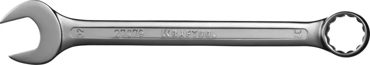 Ключ комбинированный KRAFTOOL EXPERT, Cr-V, DIN 3113 27079-32 купить в Новом Уренгое