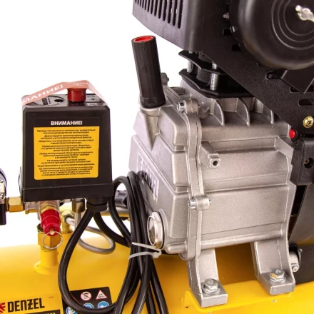 Компрессор воздушный, прямой привод DC1500/50, 1.5 кВт, 50 литров, 220 л/мин Denzel 58161 купить в Новом Уренгое