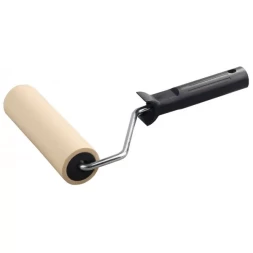 Валик прижимной ЗУБР &quot;ЭКСПЕРТ&quot; в сборе, резиновый, бюгель 8мм, 46x180мм 03922-18