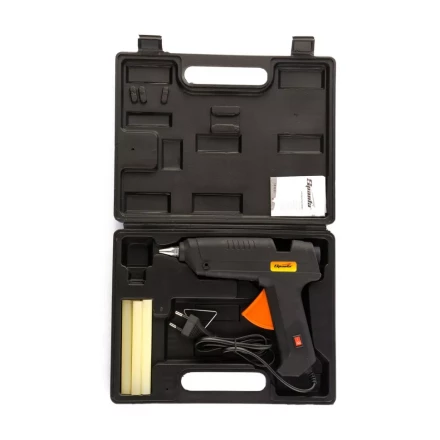 Клеевой пистолет с выключателем 11 мм, в кейсе, 80 Вт, 10 г/мин Sparta 93020 купить в Новом Уренгое