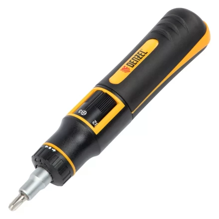 Отвертка реверсивная с револьверным механизмом Denzel 7711601, 11 шт, сталь S2 купить в Новом Уренгое