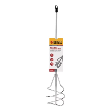 Миксер для песчано-гравийных смесей Denzel, 120 х 600 мм, оцинкованный, хвостовик SDS Plus 848287 купить в Новом Уренгое
