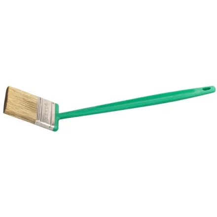 Кисть плоская ЗУБР ЭКСПЕРТ удлиненн 2в1 БСГ-62 быстросъем голова с перем углом, тип АКВА искусств щет, пласт ручка, 50мм 4-01062-050 купить в Новом Уренгое