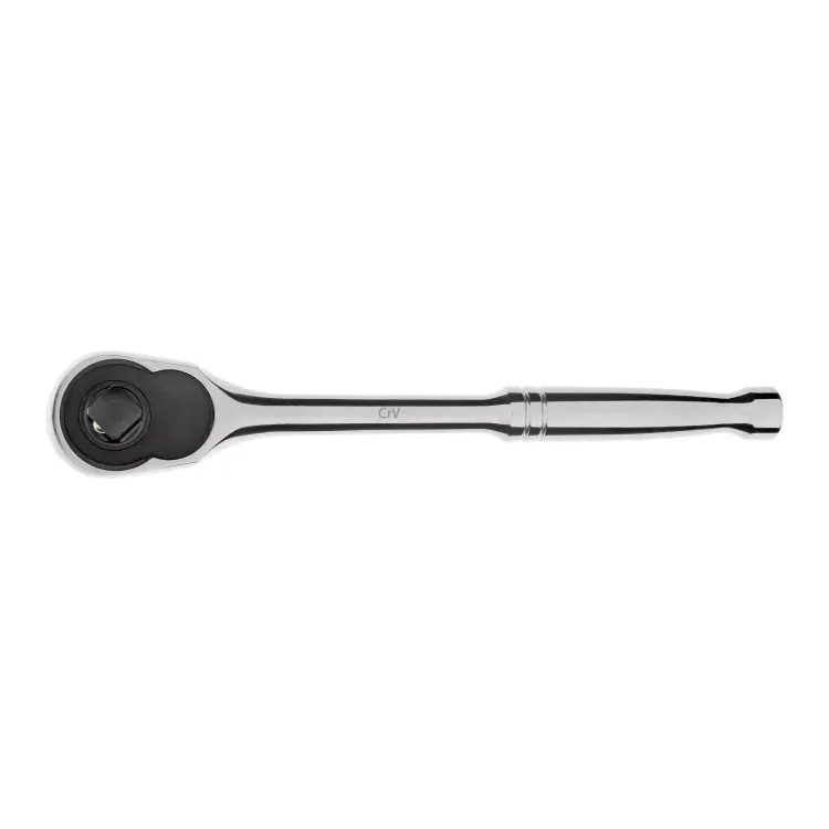 Ключ-трещотка 1/2" Gross 14052, CrV, 120 зубьев, цельнометаллический, хром купить в Новом Уренгое