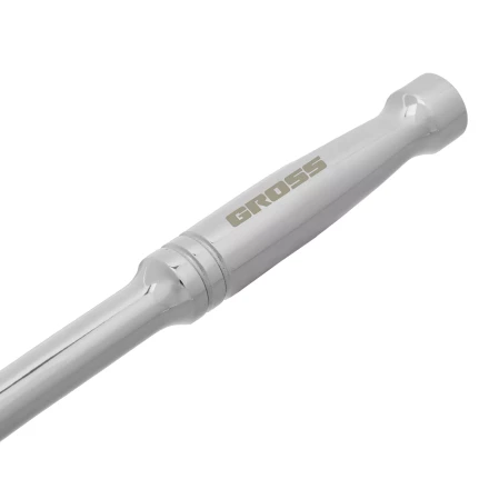 Ключ-трещотка 1/2&quot; Gross 14052, CrV, 120 зубьев, цельнометаллический, хром купить в Новом Уренгое