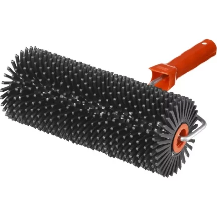 Валик игольчатый ЗУБР &quot;МАСТЕР&quot; по бетону в сборе, пластмассовые иглы 27мм, 105х240мм 03954-24 купить в Новом Уренгое