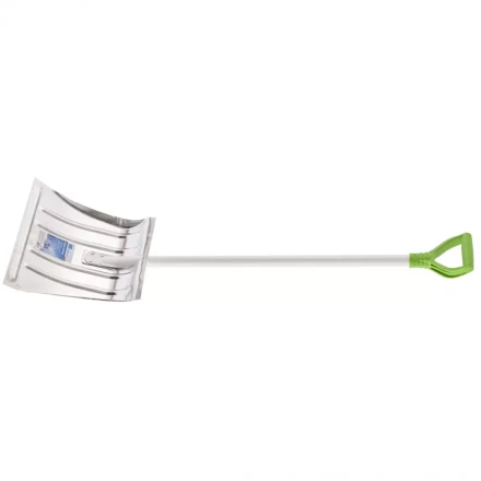 Лопата снеговая алюминиевая 410 х 380 мм металл эргономичный черенок СИБРТЕХ артикул 61626 купить в Новом Уренгое