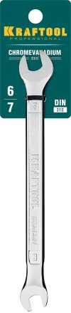 Ключи гаечные рожковые KRAFTOOL, Cr-V, DIN 3110 27033-06-07 купить в Новом Уренгое