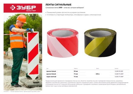 Сигнальные ленты серия МАСТЕР купить в Новом Уренгое