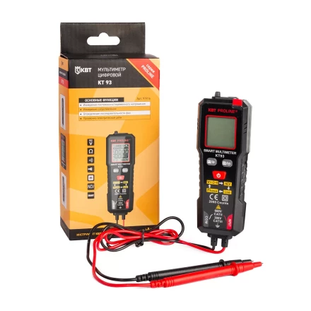 Мультиметр цифровой КВТ SMART KT 93 с True RMS (91916) купить в Новом Уренгое