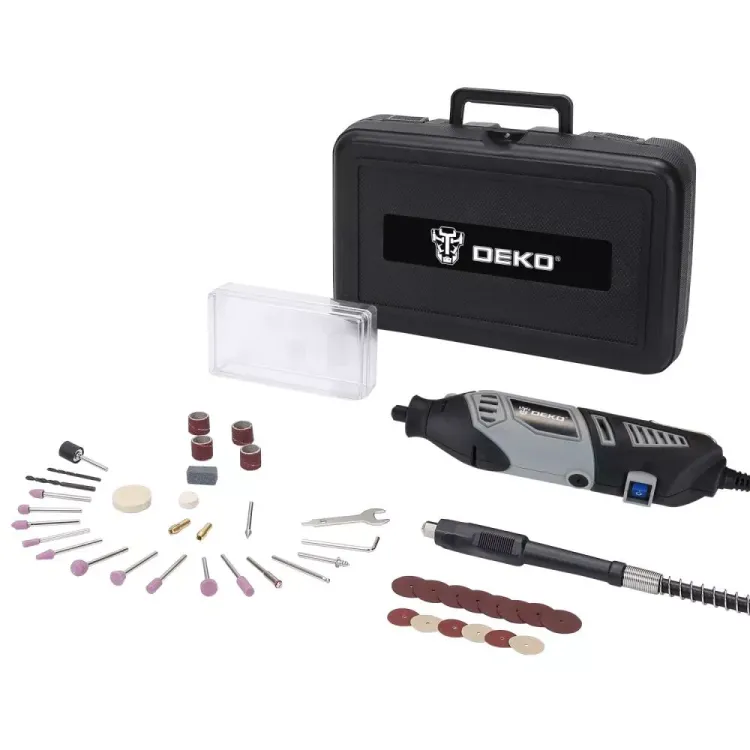 Гравер электрический цифровой DKRT350E-LCD 43 tools + case DEKO, 063-1413 купить в Новом Уренгое