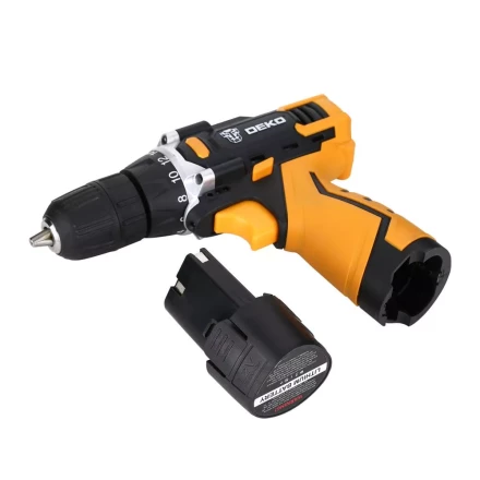 Дрель аккумуляторная DKCD12FU-Li DEKO + набор 104 инструмента для дома, 063-4112 купить в Новом Уренгое