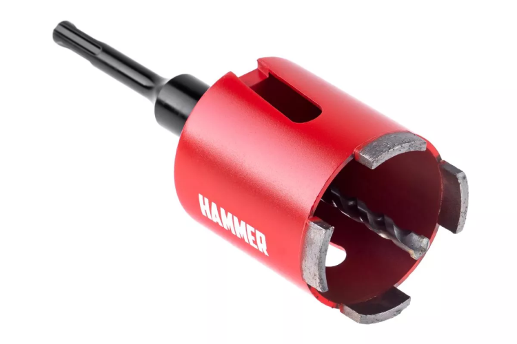 Коронка алмазная HAMMER Ф 68мм (242-503) купить в Новом Уренгое