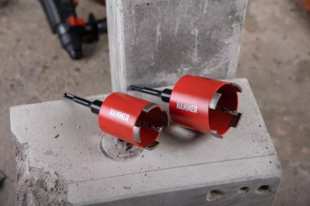 Коронка алмазная HAMMER Ф 68мм (242-503) купить в Новом Уренгое