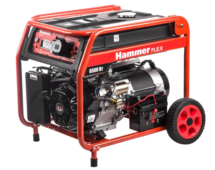 Бензоэлектростанция Hammer Flex GN7000ET с электрозапуском купить в Новом Уренгое