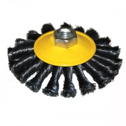 Щетка для УШМ дисковая выгнутая М14/115 мм, ст.витая 1/60 51572 купить в Новом Уренгое