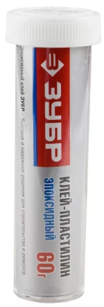 Клей-пластилин ЗУБР эпоксидный &quot;холодная сварка&quot;, на блистере, 60 г 41956 купить в Новом Уренгое