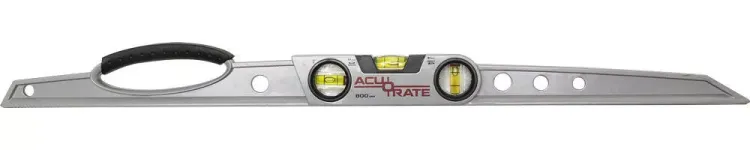 Уровень ЗУБР "ACURATE 2" литой алюминиевый, фрезерованный, эргономичная рукоятка, 3 ампулы, 80 см 34592-080 купить в Новом Уренгое