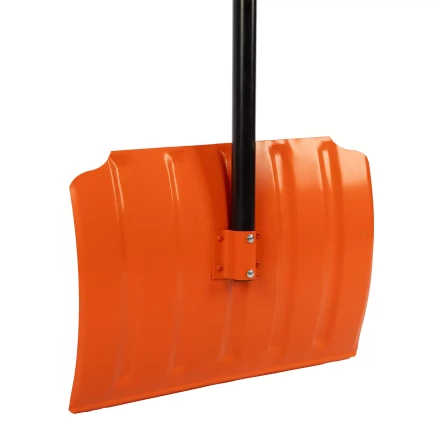 Лопата для уборки снега стальная Сибртех, 470х335х1335 мм, стальной черенок, Россия, 61656 купить в Новом Уренгое