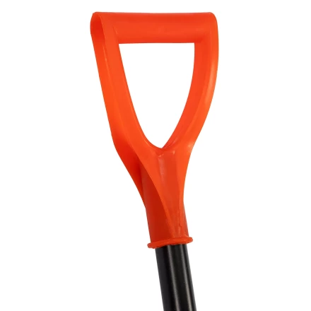 Лопата для уборки снега стальная Сибртех, 470х335х1335 мм, стальной черенок, Россия, 61656 купить в Новом Уренгое