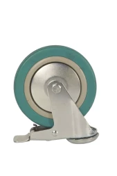 Колесо аппаратное поворотное SChgb 55 125 мм под болт с тормозом (N) 1042999