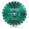 Алмазный сегментный диск MESSER-DIY диаметр 400мм для резки асфальта, свежего бетона и кирпича купить в Новом Уренгое
