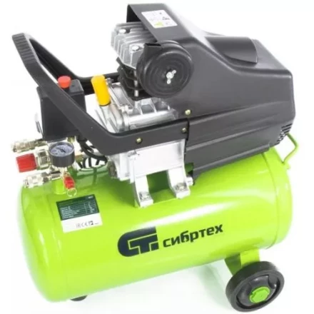 Компрессор масляный поршневой прямой привод с набором Сибртех КК-1500/24 ПЛЮС  58038 купить в Новом Уренгое