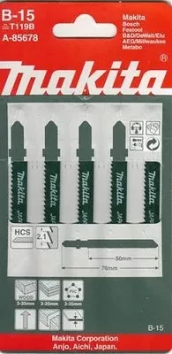 Пилки для лобзика Makita B-15 A-85678 купить в Новом Уренгое