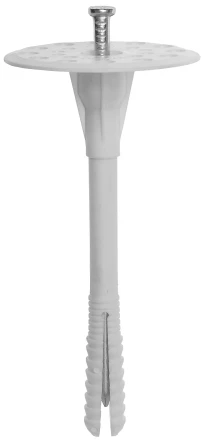 Дюбель ЗУБР &quot;МАСТЕР&quot; для изоляционных материалов полипропиленовый, металлический стержень, 10 x 160 мм, 100 шт 4-301525-10-160_z01 купить в Новом Уренгое