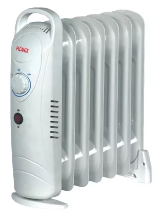 Маслянный радиатор обогреватель электрический Ресанта ОММ-7Н купить в Новом Уренгое
