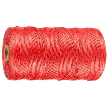 Шпагат STAYER многоцелевой полипропиленовый, d=1,5 мм, красный, 110 м, 32 кгс, 0,8 ктекс 50079-110 купить в Новом Уренгое