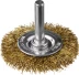 DEXX. Щетка дисковая для дрели, витая стальная латунированная проволока 0,3мм, 50мм 35110-050 купить в Новом Уренгое