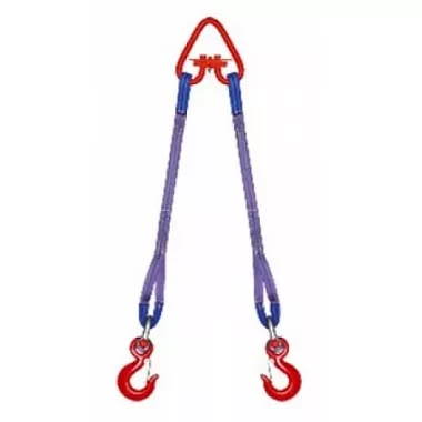 Строп текстильный двухветвевой 2СТ 0.63 т L=3.5 м SF7 30 мм Звено РТ-3 купить в Новом Уренгое