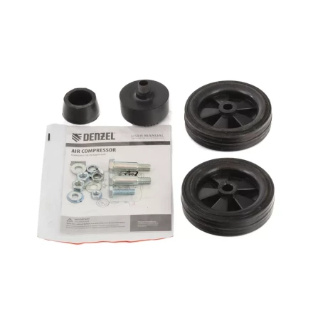 Компрессор воздушный DLC1300/24 безмасляный 1.3 кВт, 24 литра, 206 л/мин Denzel 58171 купить в Новом Уренгое
