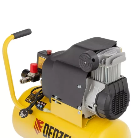 Компрессор воздушный DLC1300/24 безмасляный 1.3 кВт, 24 литра, 206 л/мин Denzel 58171 купить в Новом Уренгое