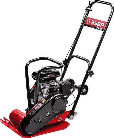 ЗУБР 10 кН, 50 кг, бензиновая виброплита (ВПБ-10 Г) купить в Новом Уренгое