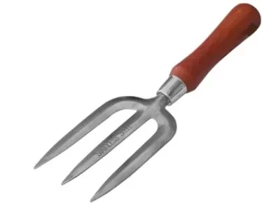 Вилка посадочная из нержавеющей стали с деревянной рукояткой Кратон 335 мм 5 10 05 003 купить в Новом Уренгое