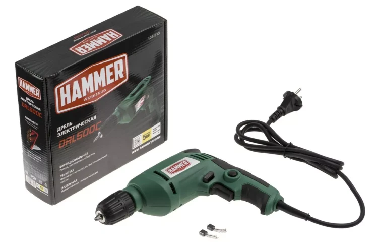 Дрель HAMMER DRL500С купить в Новом Уренгое