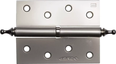 Петля дверная разъемная ЗУБР &quot;ЭКСПЕРТ&quot;, 1 подшипник, цвет мат. никель (PN), правая, с крепежом, 100х75х2,5мм,2шт 37605-100-4R купить в Новом Уренгое