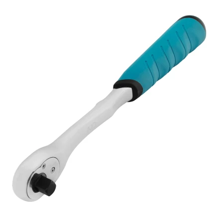 Ключ-трещотка 3/8&quot; Gross 14054, CrV, 90 зубьев, усиленный, хром купить в Новом Уренгое