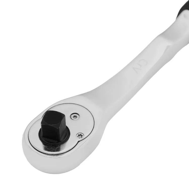 Ключ-трещотка 3/8" Gross 14054, CrV, 90 зубьев, усиленный, хром купить в Новом Уренгое