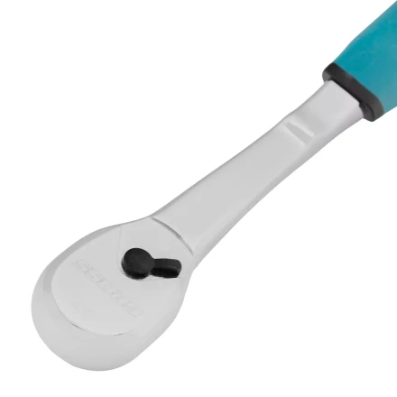 Ключ-трещотка 3/8&quot; Gross 14054, CrV, 90 зубьев, усиленный, хром купить в Новом Уренгое