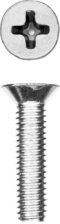 Винт DIN 965, M5 x 20 мм, 10 шт, кл. пр. 4.8, оцинкованный, ЗУБР 303116-05-020 купить в Новом Уренгое