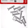 Винт DIN 965, M5 x 20 мм, 10 шт, кл. пр. 4.8, оцинкованный, ЗУБР 303116-05-020 купить в Новом Уренгое