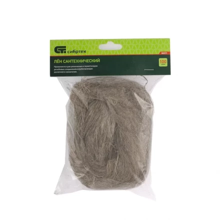 Лен сантехнический 100 г Сибртех 88899 купить в Новом Уренгое